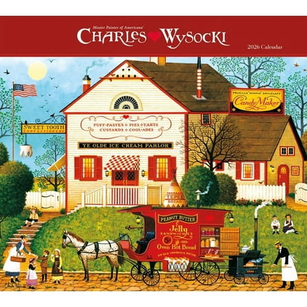 Charles Wysocki, Americana: 12x14 Deluxe Wall, (Paperback)