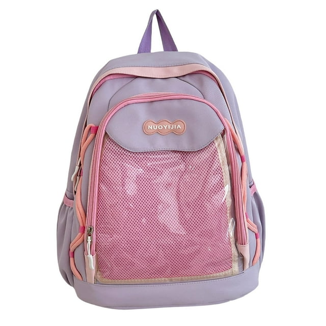 Esquirla Fashion Backpack Adjustable Shoulder Straps Daypack for Trips Outdoor Street Violet