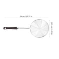 thumbnail image 4 of Kelingqi 1Pc Stainless Steel Kitchen Spider Strainer Skimmer with Wooden Handle, 4 of 6