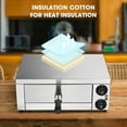 thumbnail image 5 of WeChef Countertop Pizza Oven Electric Pizza Maker 1300W for 12" Pizza Commercial, 5 of 10