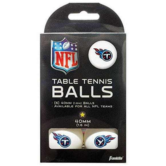 Pelotas de tenis de mesa Franklin Sports Tennesee Titans, mo