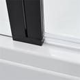 thumbnail image 4 of Vinnova 318139-HD-MB 39 x 55 in. Canteras Hinged Frameless Tub Door, Matte Black, 4 of 9