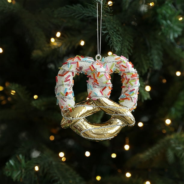 Colgante de Árbol de Navidad de Plástico para Decoración de Ambiente Festivo, Colgante para Ventana de Árbol de Navidad.