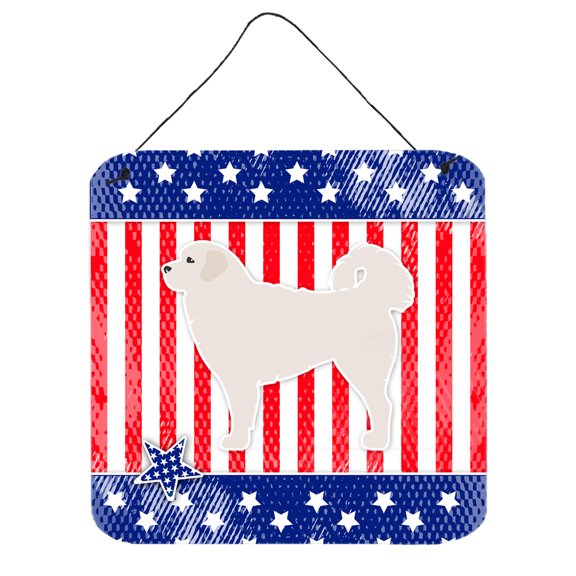 Carolines Treasures BB3327DS66 USA Patriotic Polish Tatra Sheepdog Wall or Door Hanging Prints
