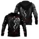 thumbnail image 3 of Sudadera con capucha unisex de estilo hip hop de estilo informal, estilo retro medieval, con estampado 3D de calavera y oración para hombre, 3 of 5