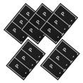 thumbnail image 5 of Black PVC Toy Car Parking Space Stickers for Fun Playroom 5Pcs Set, 5 of 5
