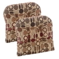 thumbnail image 3 of Gripper Non-Slip 15" x 15" Corona Tufted Universal Chair Cushions (Set of 2), 3 of 3