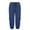 Blue, variant on BILIKEYU Women's Straight Pants Elastic Waist Casual Trousers Pants with Pockets, Women's Casual Pants, Linen Pants Low Rise, Elastic Waist Work Pants for Women