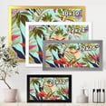 thumbnail image 4 of Designart 'VIntage Tropical Flowers II' Tropical Framed Art Print, 4 of 4