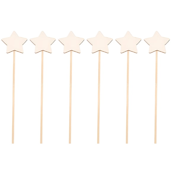 BESTSKY 6Pcs Fairy Party Decoration Blank Fairy Wands for Children's Party and Fun Time