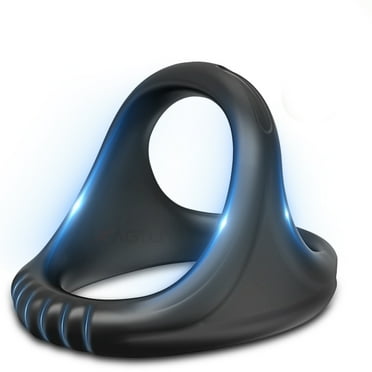 Xbonp Penis Ring Set, Silicone Adjustable Penis Rings Adult Sex Toys for Men or Couple