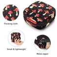 thumbnail image 3 of Sanitary Napkin Storage Bag for Girls Women, Portable First Period Pads Bag Tampons Holder Girls Travel Makeup Bag, Large Capacity Cute Cartoon Forest Mushrooms, 3 of 6
