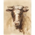 thumbnail image 2 of Harper, Ethan 15x18 Gold Ornate Wood Framed with Double Matting Museum Art Print Titled - Western Ranch Animals II, 2 of 4