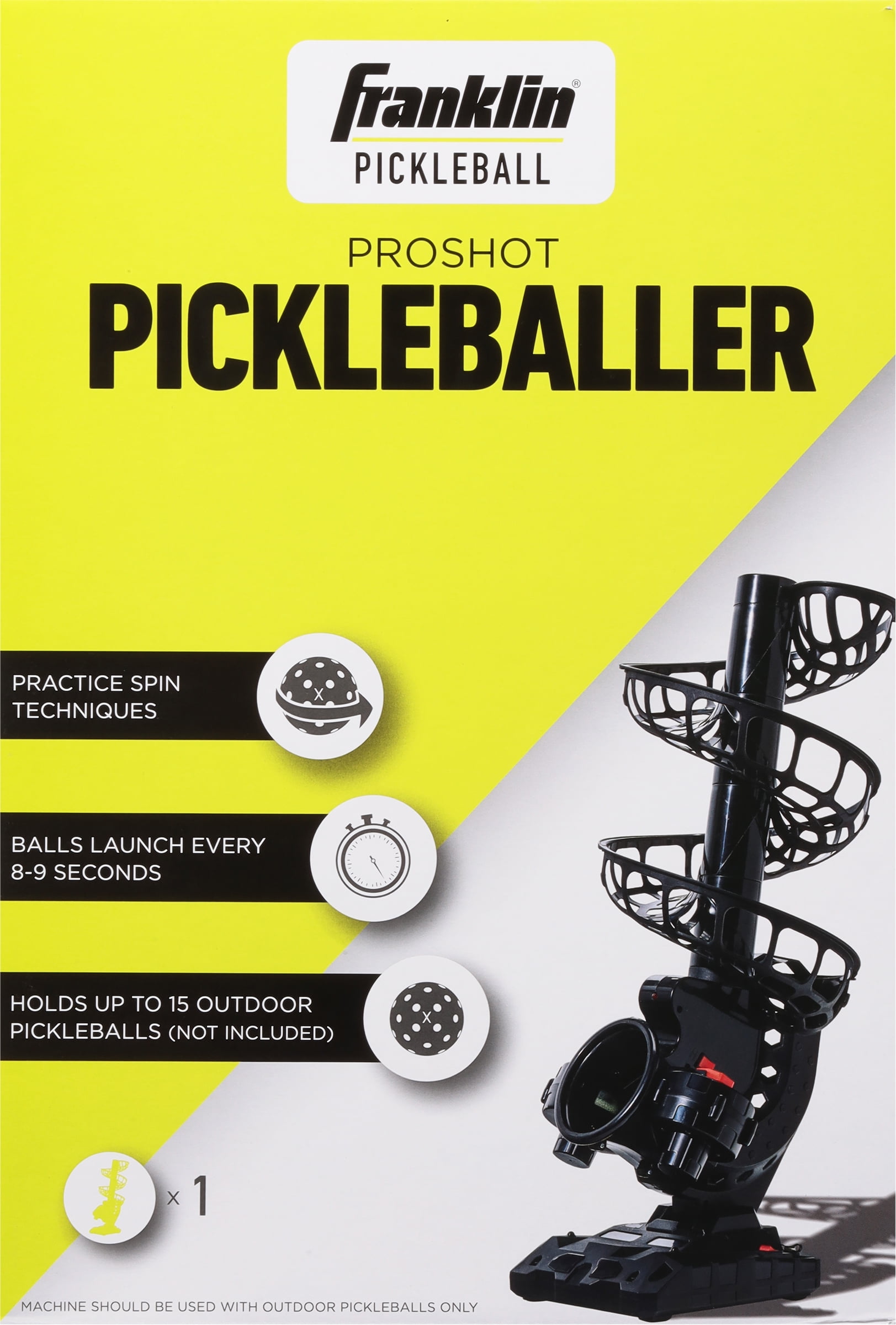 Franklin Sports Automatic ProShot Pickleball Launcher Machine