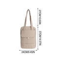 thumbnail image 3 of EGNMCR Organization and Storage, Storage Bins, Storage Containers Women's Shoulder Laptop Bag Multi-Functional Tote Bag Commute Tablet Laptop Protective Bag Handheld Canvas Bag Storage ba, 3 of 7