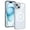 Silver, variant on Magnetic for iPhone 15 Clear Case Compatible with Magsafe Military-Grade Protection Shockproof Phone Bumper,Anti-Scratch Drop Proof Anti-Fingerprint Clear Hard Back Cover Back,Silver