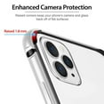 thumbnail image 4 of Funda protectora compatible con iPhone 11 Pro, armadura de marco de metal con parachoques interior suave Levamdar 2033252-2, 4 of 8