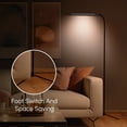 Homchum Adjustable LED Floor Lamp Tall Standing Bright Dimmable Modern