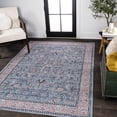 thumbnail image 4 of JONATHAN Y WASHABLE 4 x 6 Area Rug, Kemer All-Over Persian - Blue/Red/Brown, WSH104B-4, 4 of 9