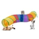 thumbnail image 1 of Túnel para gatos, túneles para gatos para gatos de interior, túnel de juego plegable para gatos, laberinto de juguete interactivo Casa para gatos, 1 of 5