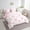 Lightpink, variant on Erosebridal Cherry Bow Bed In A Bag Full Size,Love Heart Bed Set,Princess Room Decorative,Reversible,Breathable,7-Piece