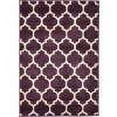 thumbnail image 2 of Unique Loom Philadelphia Trellis Rug Purple/Ivory 2' 2" x 3' Rectangle Geometric Contemporary Perfect For Living Room Bed Room Dining Room Office, 2 of 6