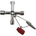 thumbnail image 2 of Square Key Wrench, Multi-functional Utility Key for Professional and Household Use, Universal Cross Triangle for Locking Systems Actuation, 2 of 5