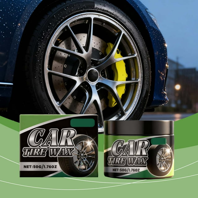 Crema para el cuidado de neumáticos de coche, limpiadora, reparadora, abrillantadora, impermeabilizante y antienvejecimiento, con protección duradera para coches, SUV, camiones y otros vehículos. Crem