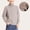 Khaki, variant on Toddler Mock Neck Sweater Boys Girls Long Sleeve Fleece Lined Thermal Warm Knitwear for Fall Winter