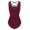Wine Red, variant on MSemis Women's Sleeveless Criss Cross Back Camisole Ballet Dance Gymnastics Leotard Bodysuit