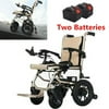 YeekTok Folding Electric Wheelchair for Adult Lightweight Wheel Chair Motorized Power Mobility Aid