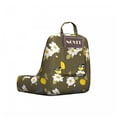 thumbnail image 2 of Yellow Bird Reading Pillow Cover, Vintage Inspired Avian Pattern with Dahlias Chrysanthemum and Titmouse, Unstuffed Printed Bed Rest Case from Soft Fabric, Small, Fawn and Multicolor, by Ambesonne, 2 of 4