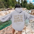 thumbnail image 5 of SIYUDAN Womens Sweatshirt Hoodies Trust in the Lord Hoodies Graphic Letter Print Sweatshirt Oversized Pullover Hoodie Sweatshirt Womens Fall Jackets Trending Clothes, 5 of 5
