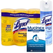 Cold & Flu Essentials Value Bundle-Lysol & Mucinex