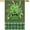 Green-28x40, variant on St Patricks Day 28x40 Double Sided, Outdoor Saint Patrick''s Farmhouse Decorations, Shamrock Top Hat Large Garden Flag for Outside Green13-28