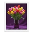 thumbnail image 5 of Paint By Numbers Kit for Adults Beginner - DIY Multicolor Tulips Vase Purple Background Canvas Painting Kits for Adults, Frameless Paint By Number for Adults for Home Wall Decor 16x20 Inch, 5 of 7