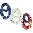 thumbnail image 2 of Womens Fashion Bohemian Sheer Infinity scarves Circle Scarf Loops, 2 of 10