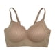 thumbnail image 4 of Brasier Mujer Sujetador sin Costuras y sin Aros para Mujer, sin Derrames Laterales, Push up, Suave, Cómodo, sin Relleno, Bralette de Talla Grande, Transpirable, Ropa Interior de Soporte Extra Grande, 4 of 4