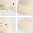 thumbnail image 3 of Hauaitttt Wide Brim Ponytail Adjustable Beach Hat Sun Hat Sol Hat Adjustable Hat for Women G3 Visor Gear Top Hat Men's Summer Hats Large Head Hats for Men Hat Womens Top Hat Womens Fedora Visors for, 3 of 5