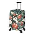 thumbnail image 2 of HELLHERO Breathable Luggage Cover for Travel Business Trip, Polyester Spandex Anti Fade Suitcase Cover, Cat and Floral, 2 of 7