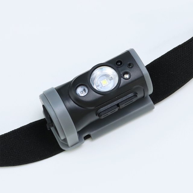 VONKY A Mené la Lampe Frontale de Capteur 3 Modes Réglables Lampe de Poche Extérieure Imperméable Lampe Frontale Rechargeable USB pour le Cyclisme de Course