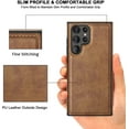 thumbnail image 3 of XG-Tech For Samsung Galaxy S22 Ultra (6.9'') 2022 Shockproof Premium Leather Non-Slip Grip Luxury Fashion Designed Vintage Case Cover, 3 of 6