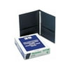 Oxford 57738 Twin-Pocket Portfolio, Tang Fasteners, Letter, 1/2" Capacity, Blue, 25/Box