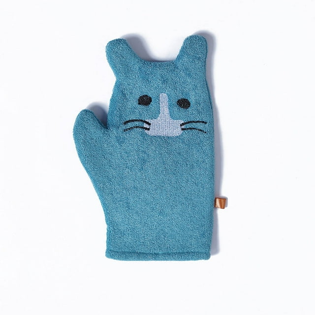 Over the toilet storage Bath Body Scrubbers Kids Wash Mitts For Bath Kids Washing Mitt For Bath Soft Scrub Wash Mitts Double-Sided In Cute Animals Style