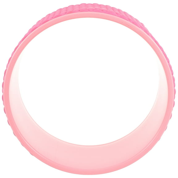 DECOMELODY 1Pack Pink Round Yoga Wheel for Back Pain and Stretching Exercises