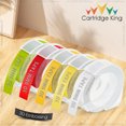 thumbnail image 1 of 5PK Dymo 3D Label Tape 9mm Embossing Tapes Candy Colors Printer Ribbon work for Dymo 12965 Labeler B90 Adhesive Sticker Printer 5 Label 06, 1 of 6
