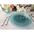 thumbnail image 4 of " OCCASIONS " 200 Pcs set (25 Guests)-Wedding Disposable Plastic Plates & cutlery - 25 x 10.25'' + 25 x 7.5'' +paper napkins, Gold rim cups & Silverware (Coastal Clear Blue), 4 of 9
