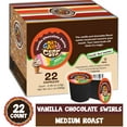 thumbnail image 6 of Crazy Cups Decaf Vanilla Chocolate Swirls Flavored Coffee pods, Single-Serve Medium Roast Coffee Cups for Keurig K-Cup Machines, Hot or Iced, 22 Count, 6 of 6