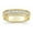 CZ - Yellow, variant on SFTING Men Wedding Band 925 Sterling Silver Rings for Men White Plated Round 5A Zirconia Size 10