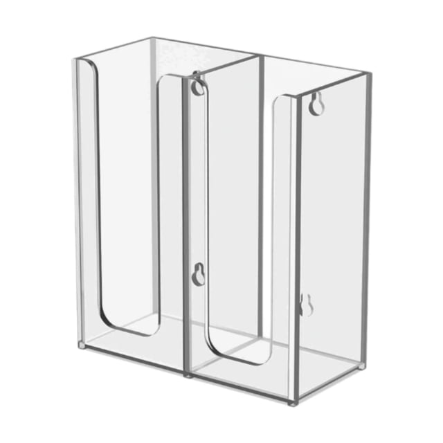 Soporte de la cápsula de café, rejilla de almacenamiento de contenedores de dispensador de taza desechable, portavasos modernos de papel desechable, 2 cuadrículas